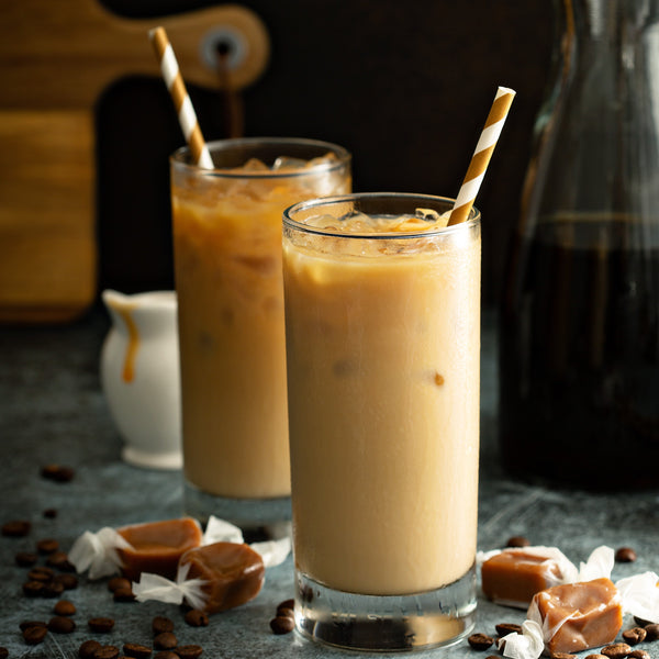 Butterscotch Lollipop Iced Latte